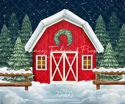 Evening Winter Homestead - with Sweep Option