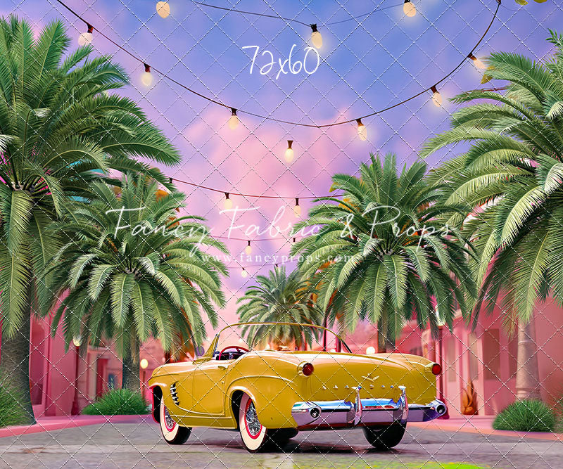 Malibu Shopping Center - Yellow Car - With Sweep Option