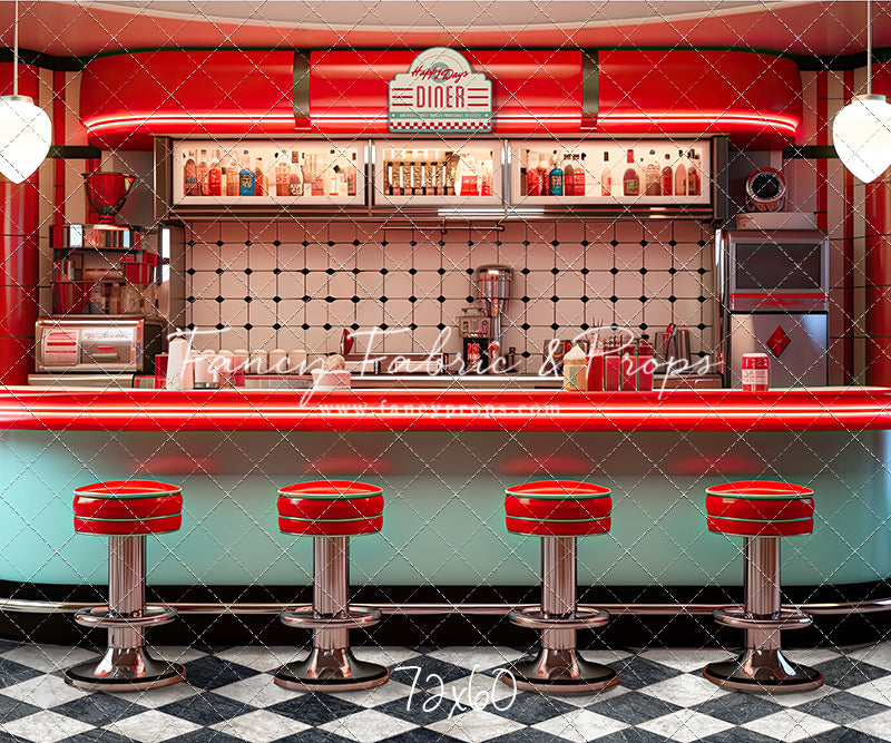 Soda Pop & Sock Hop Diner - With Sweep Option