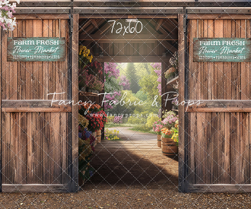 Farm Fresh Flower Barn - With Sweep Option