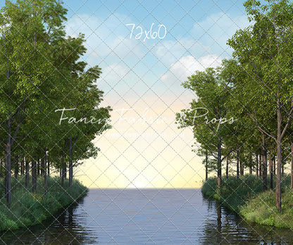 Spring at the Lake - With Sweep Option