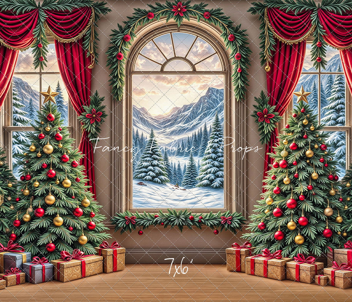 Snowfall Symphony Room - with Sweep Option