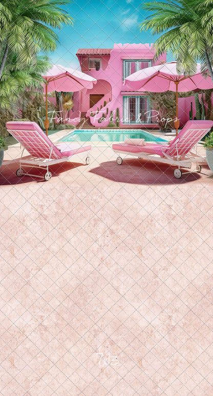 Barbie's Poolside Vacation - Pavement Floor - With Sweep Option