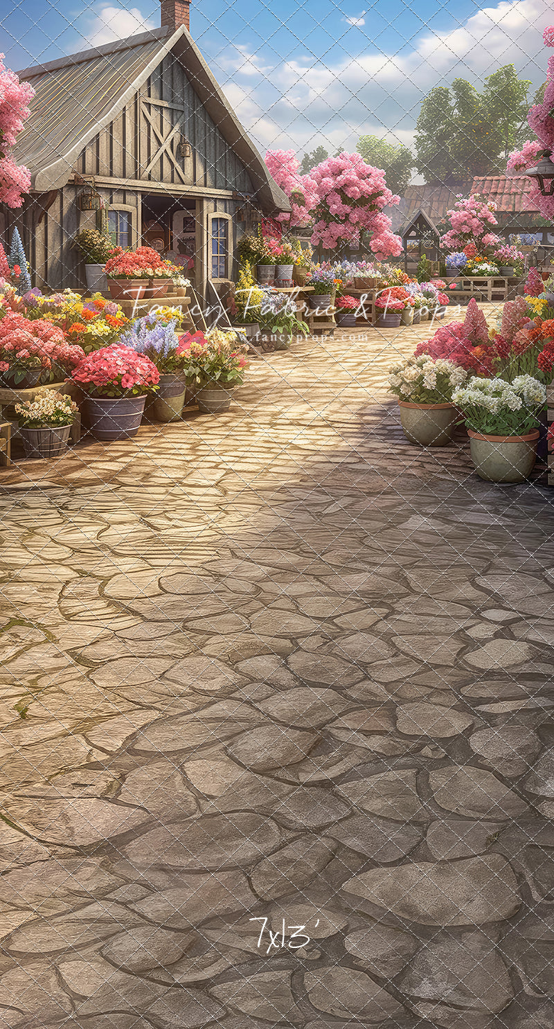 Country Flower Market Path - With Sweep Option