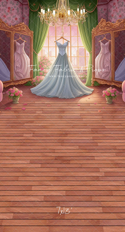 Dress Like A Princess - Ice Blue Dress - With Sweep Option
