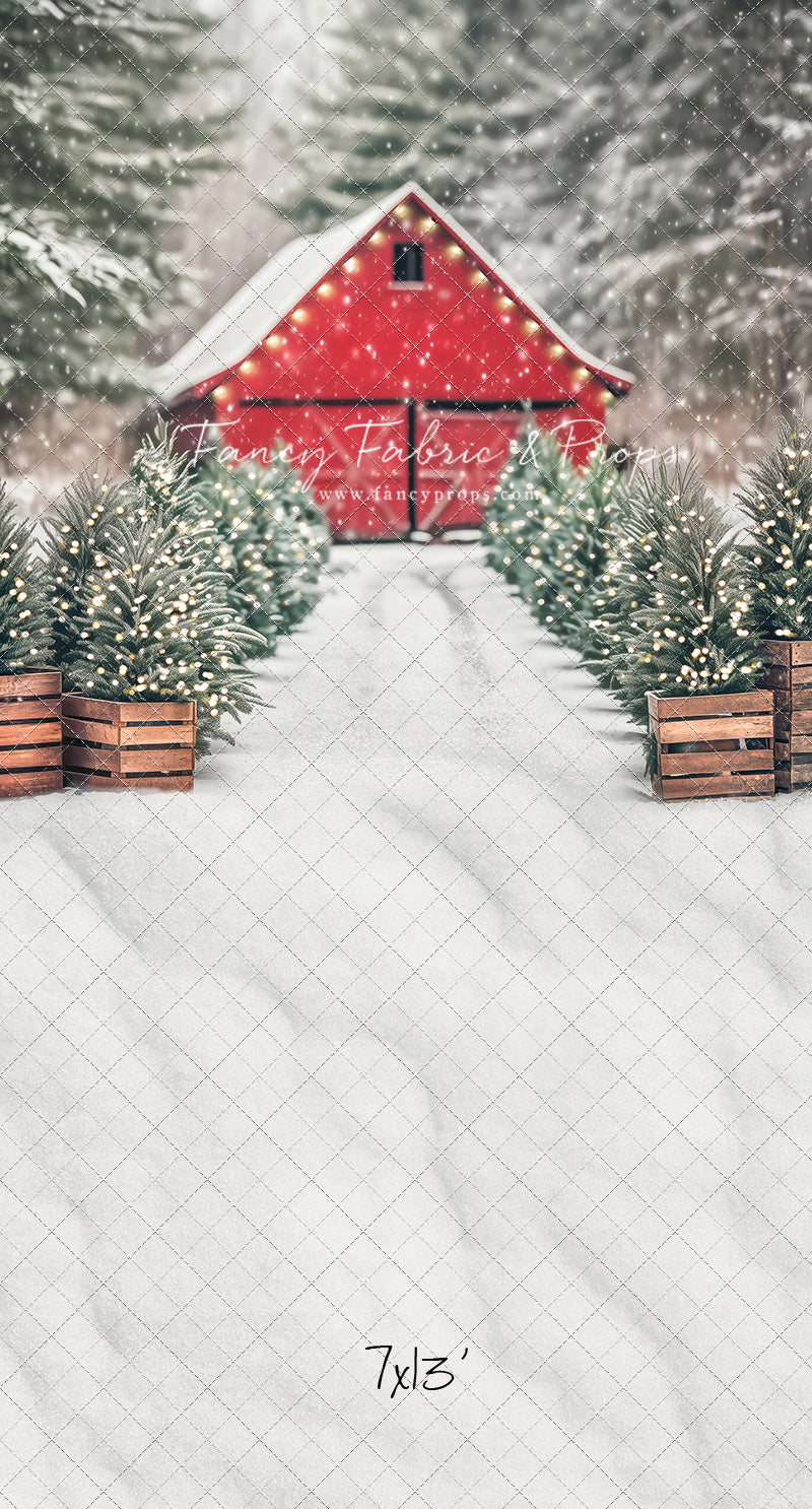 Festive Pickup Truck Farm - with Sweep Option