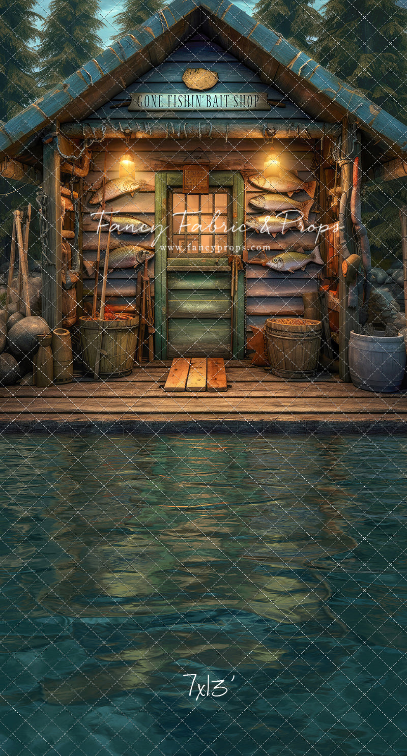 Gone Fishin Bait Shop- Water Version - With Sweep Option