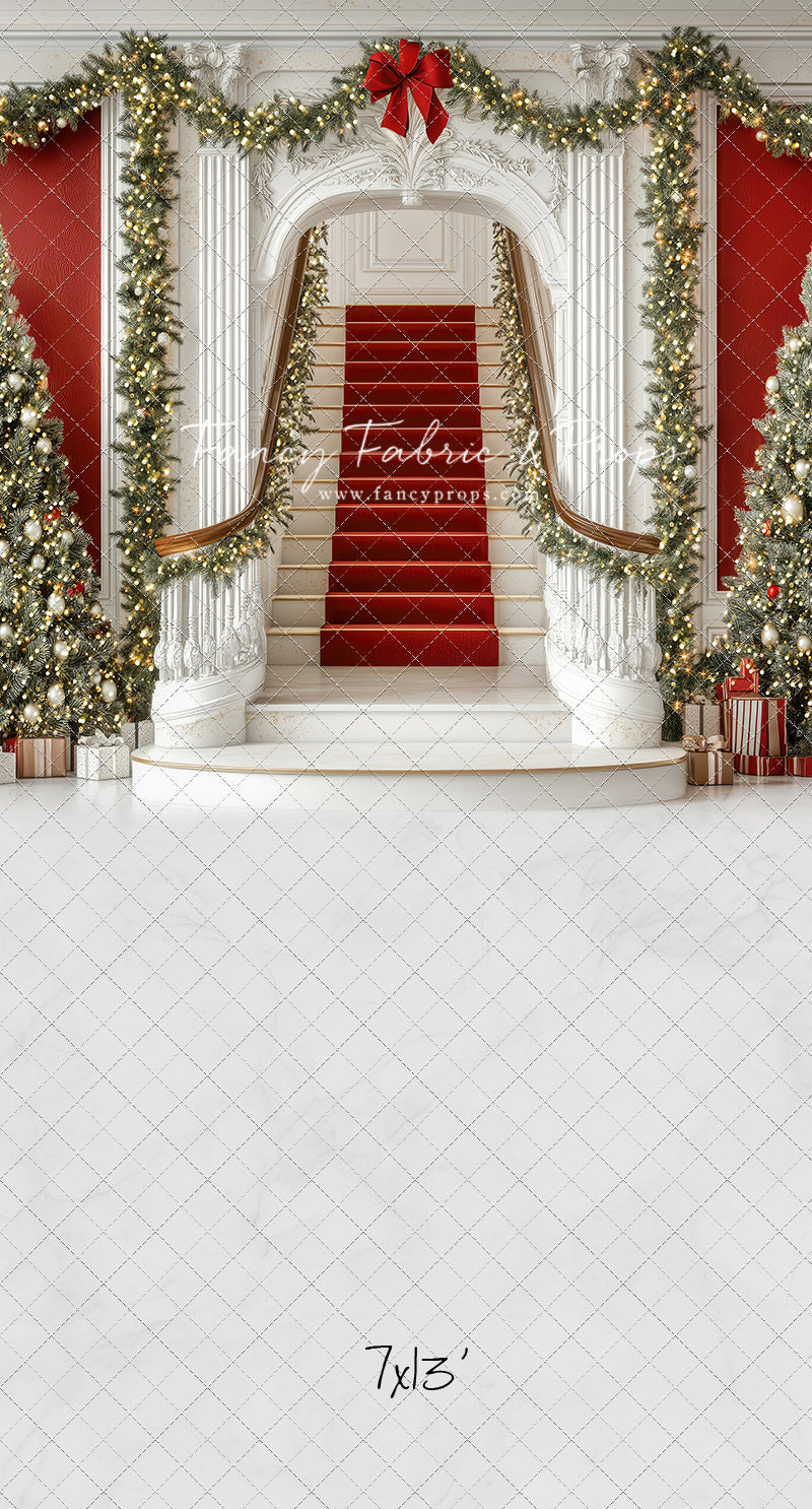 Grand Christmas Staircase - with Sweep Option