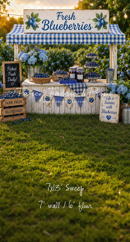 Blueberry Patch Market - With Sweep Option