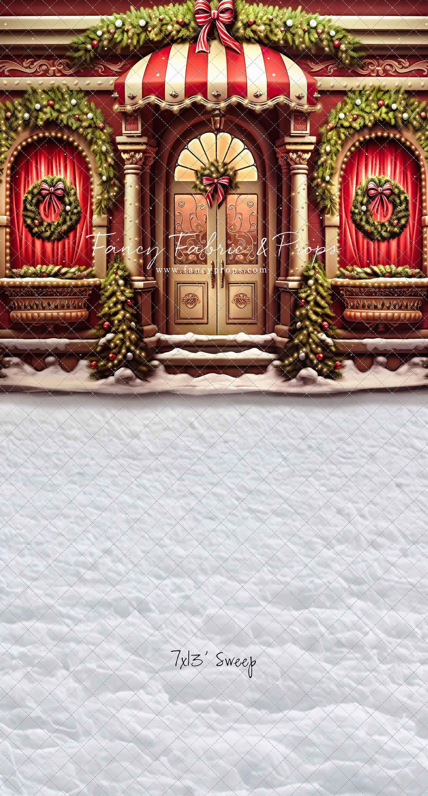 Crimson & Gilt Christmas Emporium - with Sweep Option