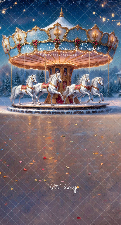 Enchanted Holiday Carousel - With Sweep Option