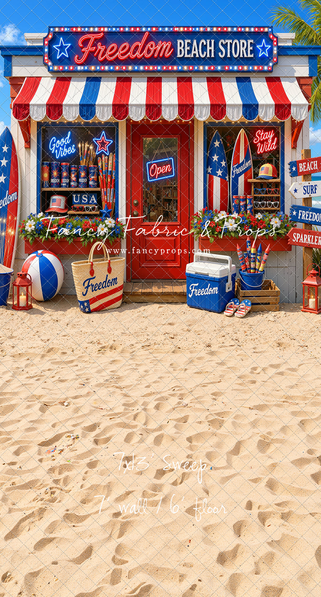 Freedom Beach Shoppe - With Sweep Option