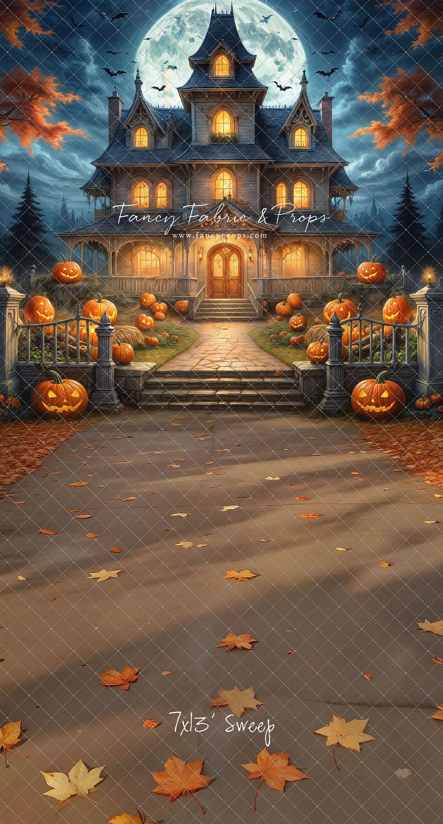 Moonlit Jack-O-Lantern Estate - With Sweep Option