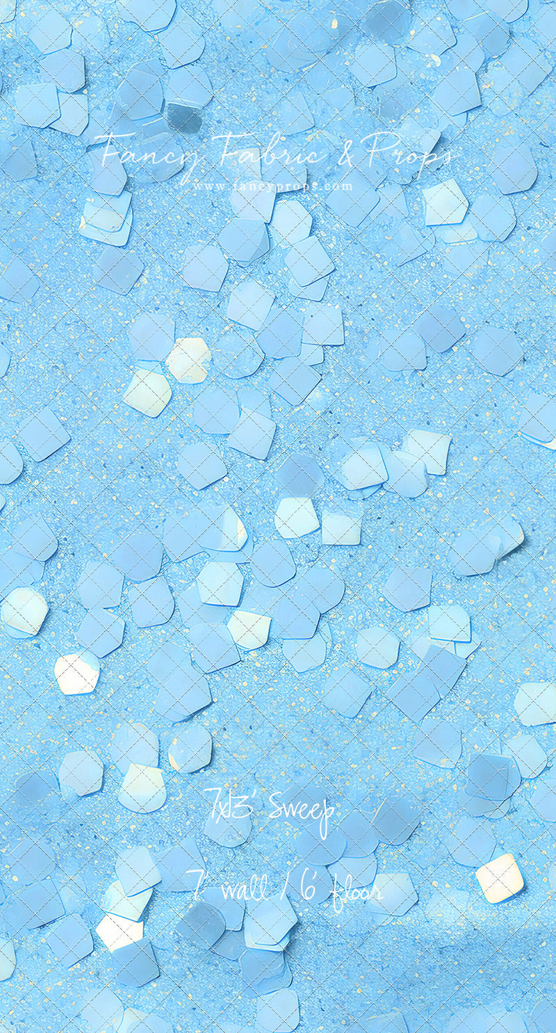 Power Blue Confetti