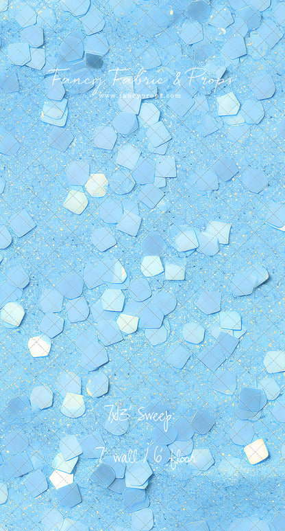 Power Blue Confetti