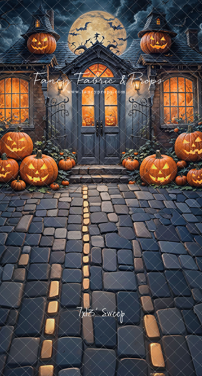 Pumpkin Path to Haunted Manor - With Sweep Option