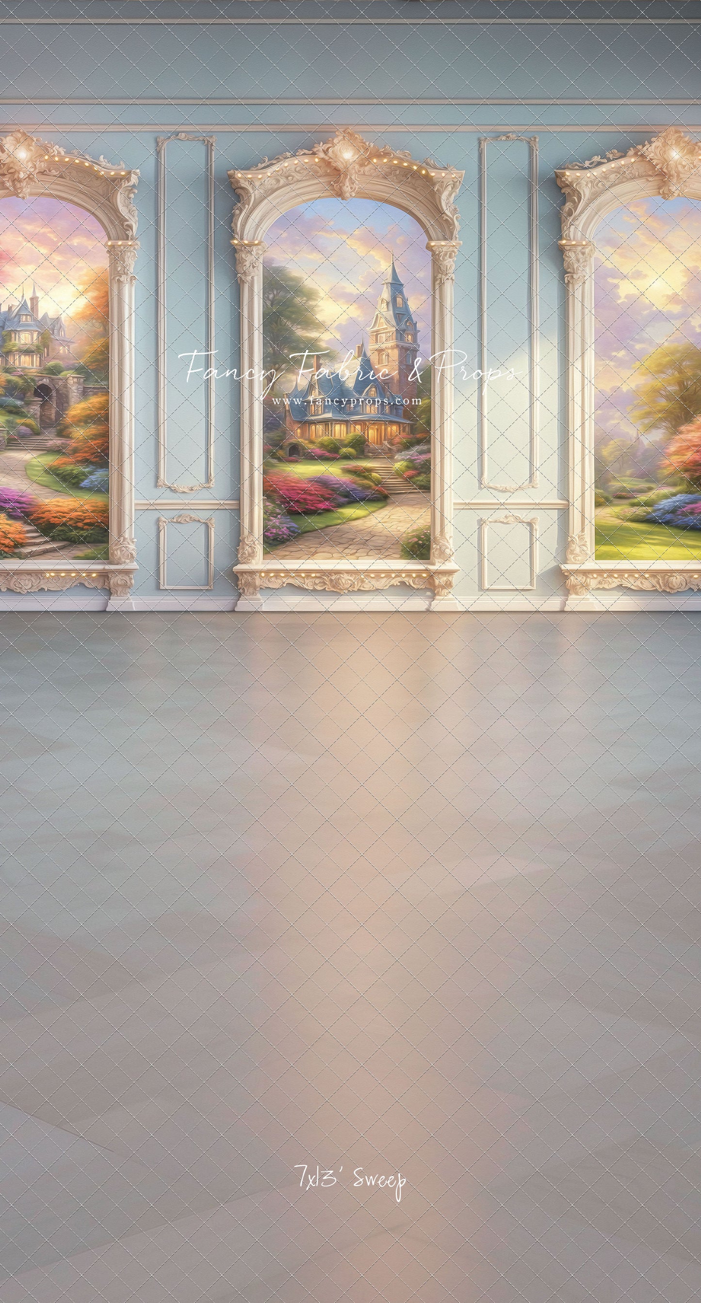 Royal Victorian Wainscoting Wall - With Sweep Option