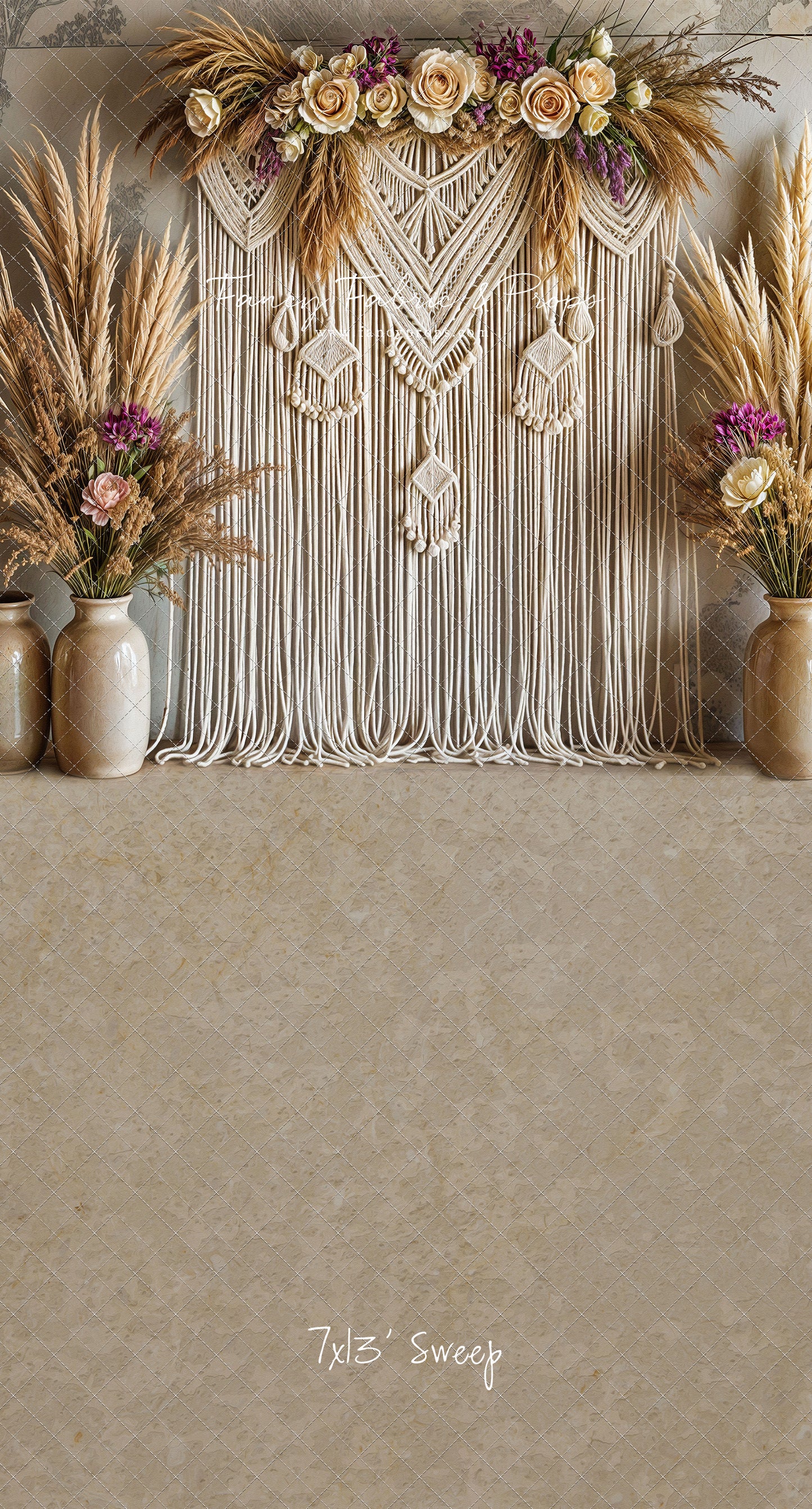 Rustic Woven Tapestry - With Sweep Option