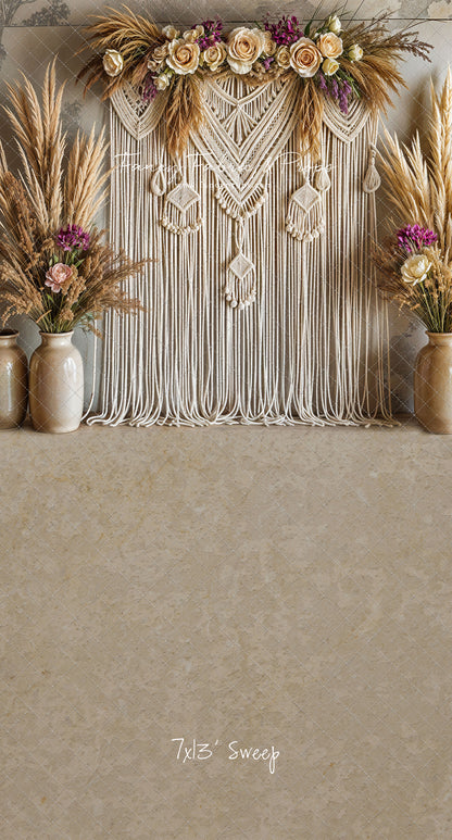 Rustic Woven Tapestry - With Sweep Option