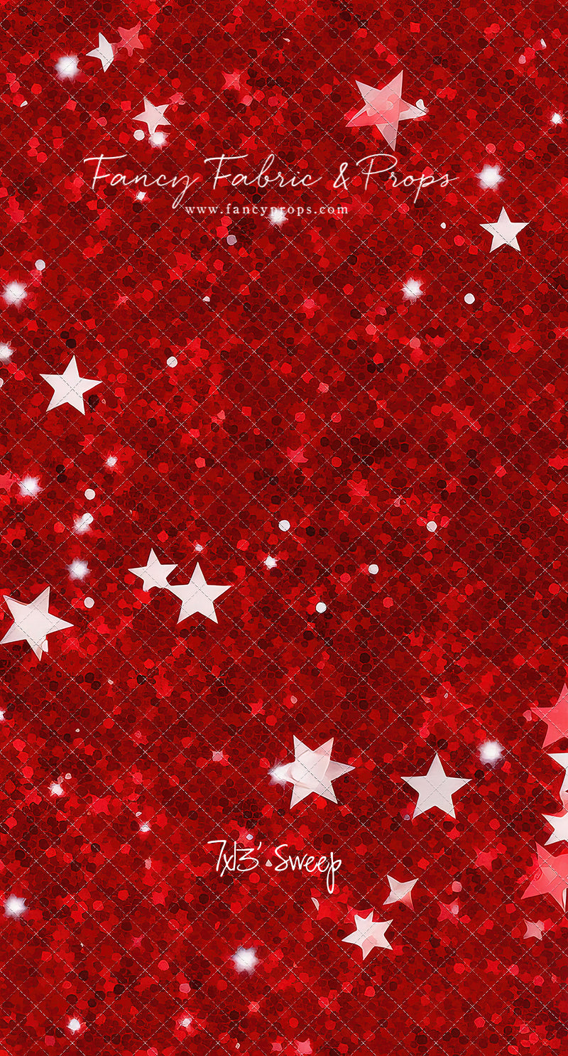 Starry Red Sparkle