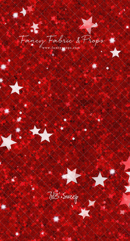 Starry Red Sparkle