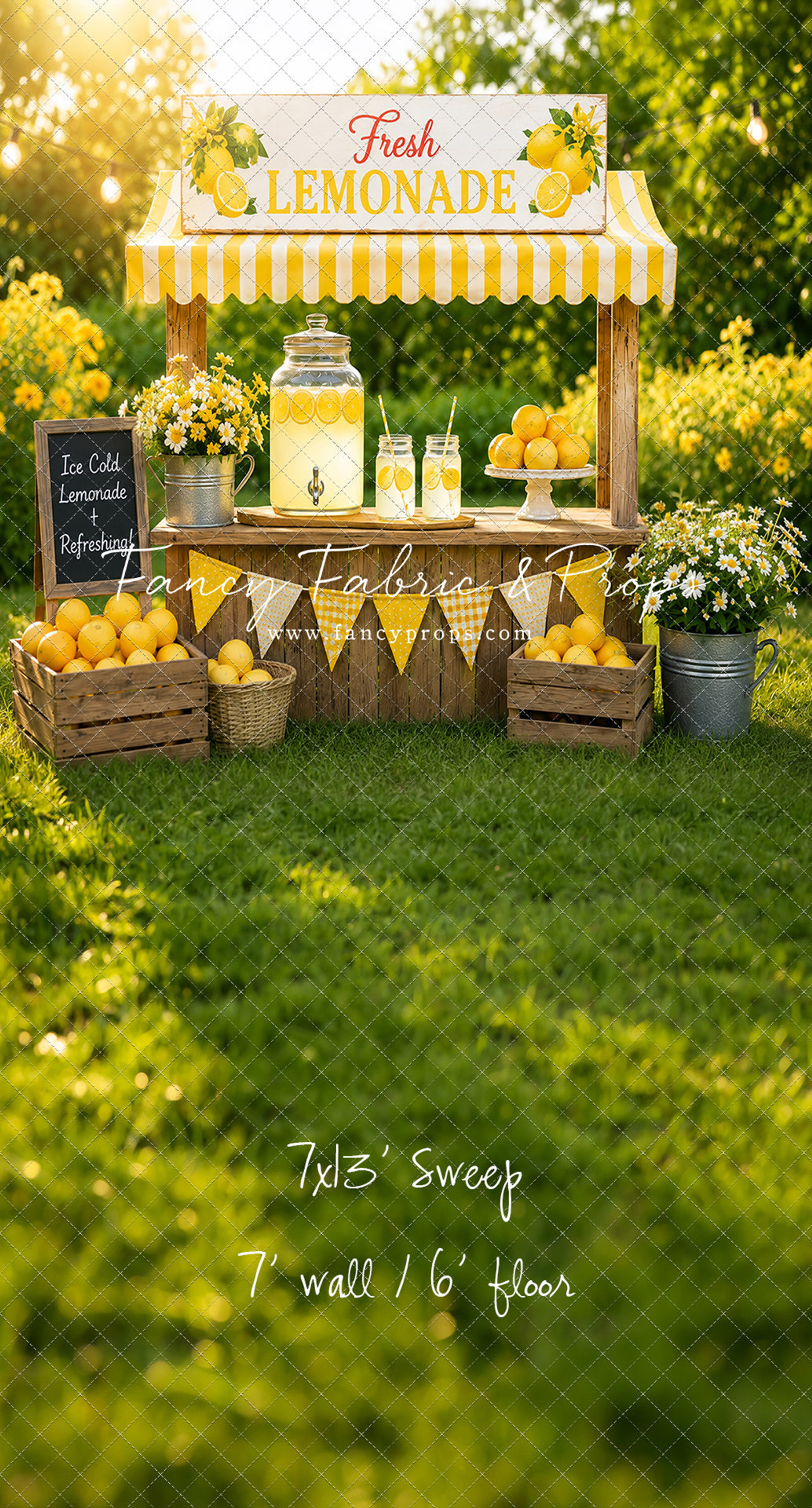 Sunny Days Lemonade Stand - With Sweep Option