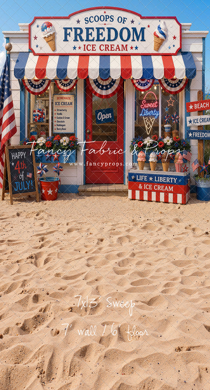 Sweet Liberty Ice Cream - With Sweep Option