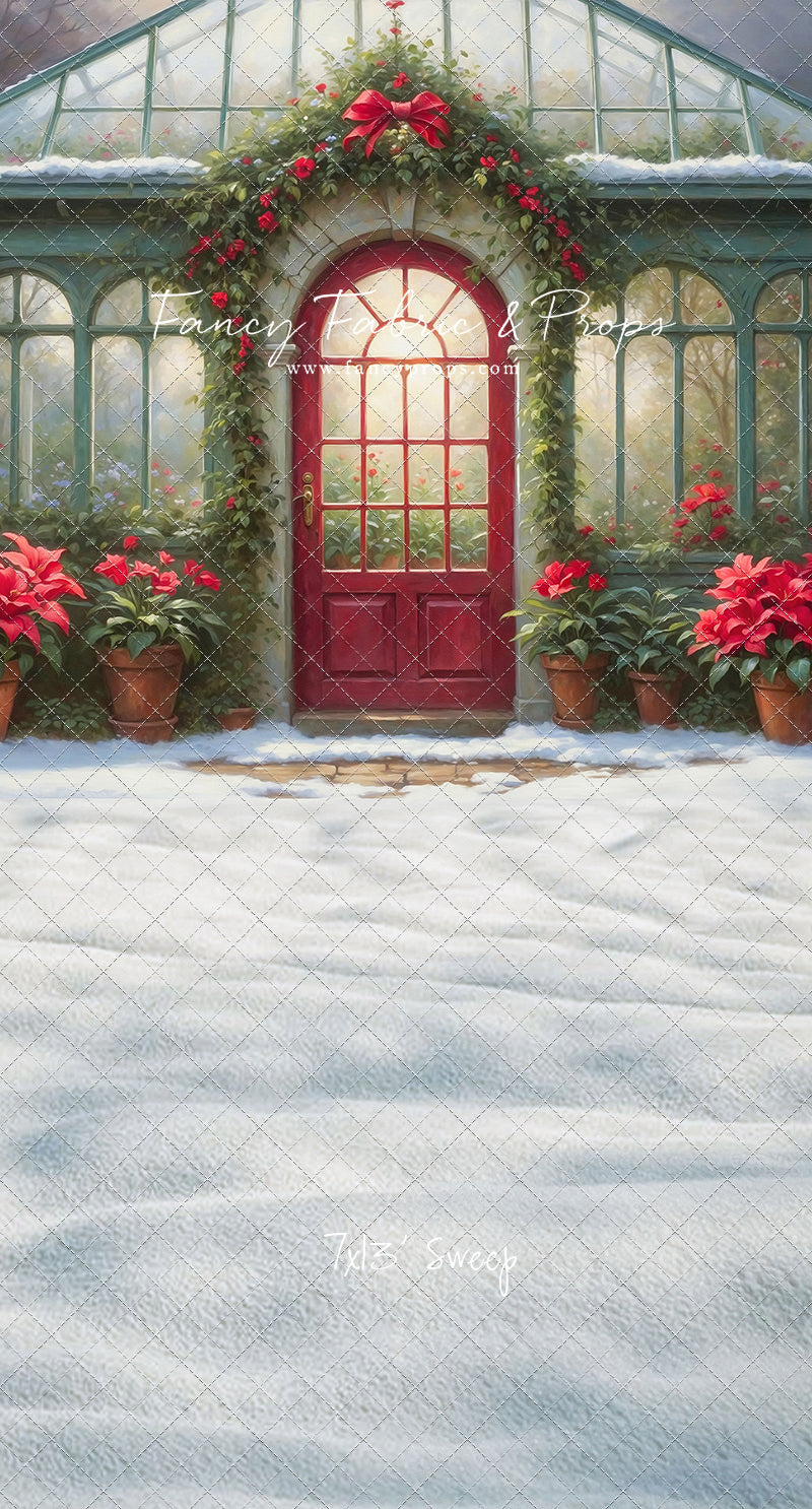 Whimsical Winter Greenhouse - With Sweep Option