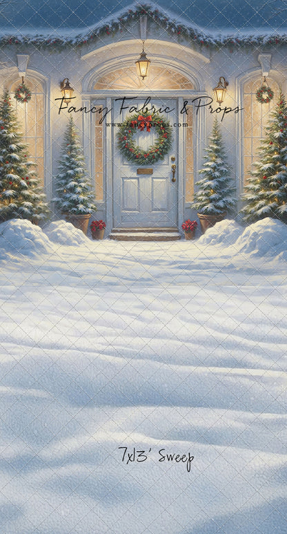 White Christmas Welcome - With Sweep Option