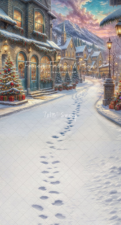 Winter Frost Market Street - Snow Version - with Sweep Option