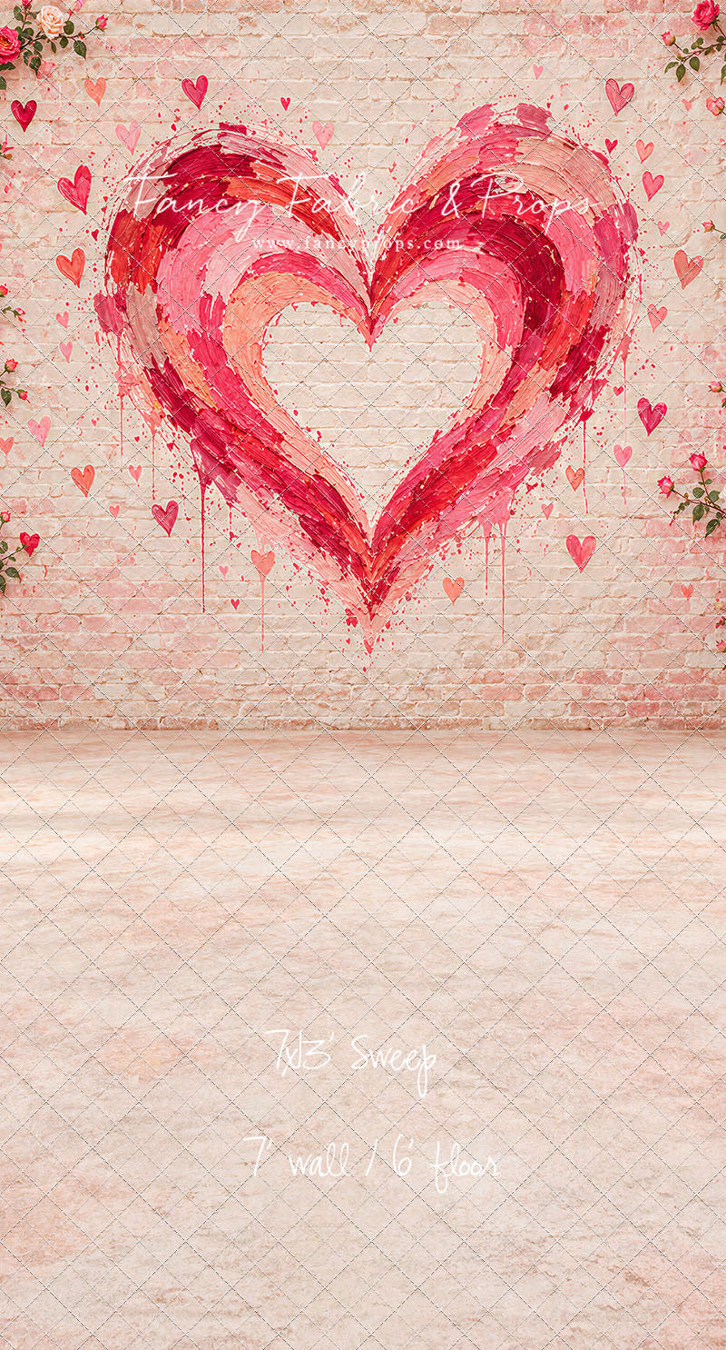 Brushstrokes of Love - With Sweep Option