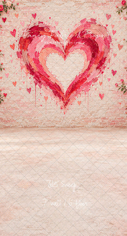 Brushstrokes of Love - With Sweep Option
