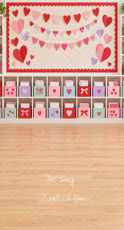 Cheerful Valentine Classroom - With Sweep Option