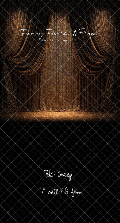 Amber Shimmer Stage - With Sweep Option