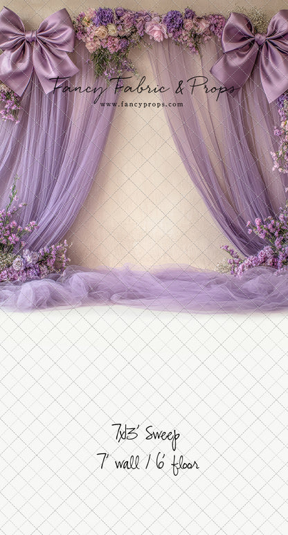 Amethyst Bow Blooms - With Sweep Option
