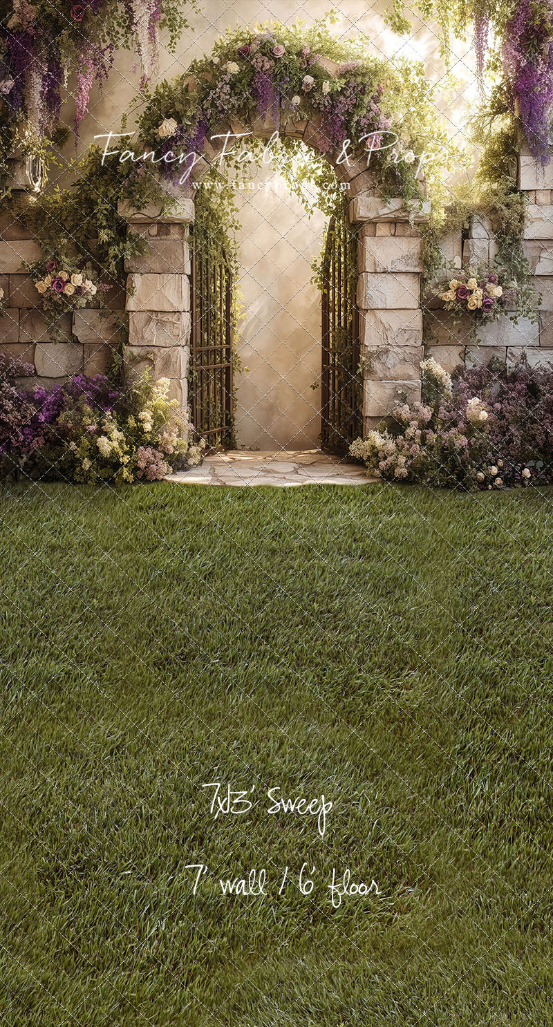 Amethyst Garden Gate - With Sweep Option