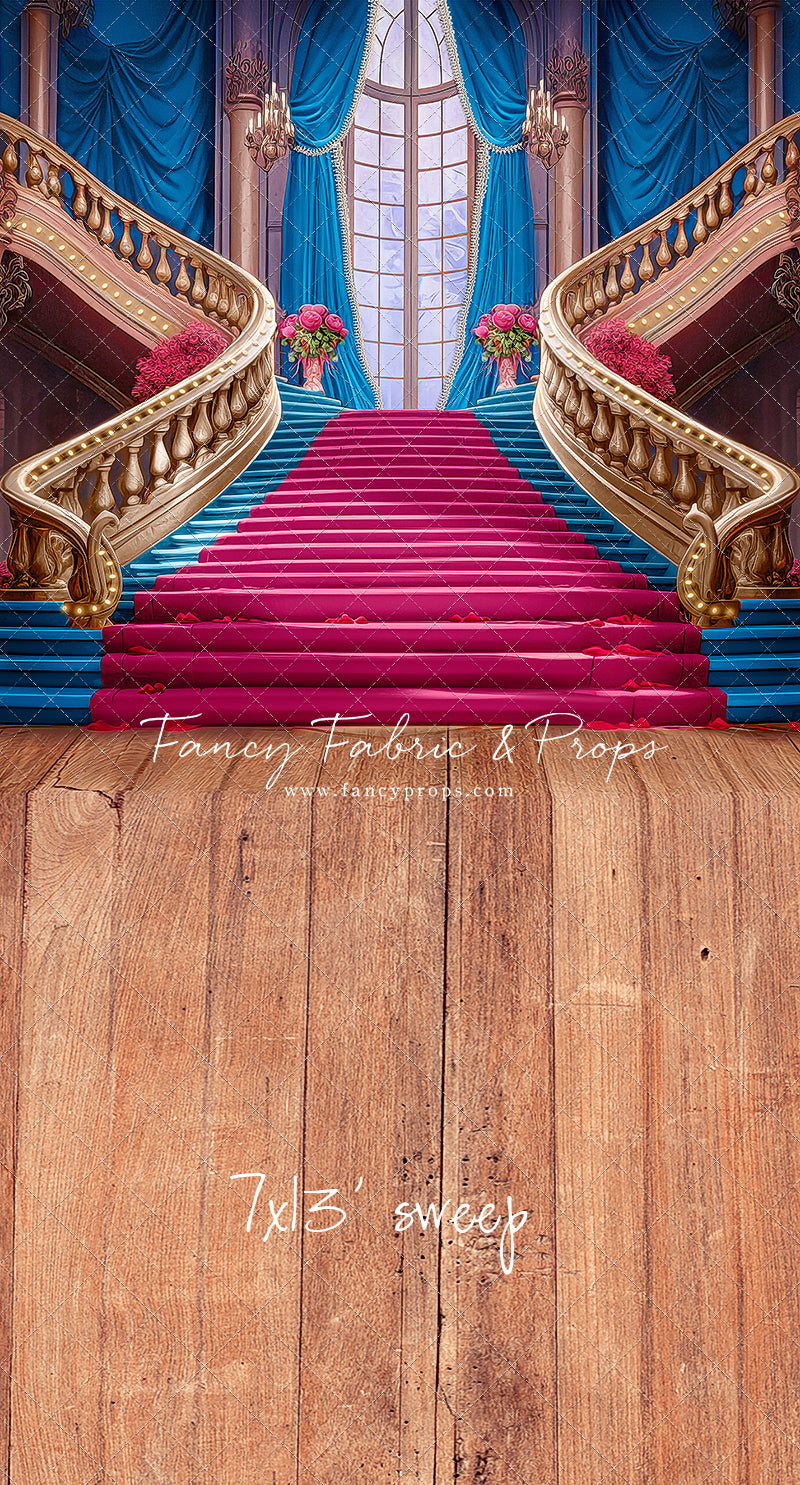 Ballroom Royal Staircase - Blue - With Sweep Option