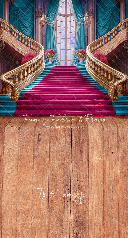 Ballroom Royal Staircase - Cyan - With Sweep Option