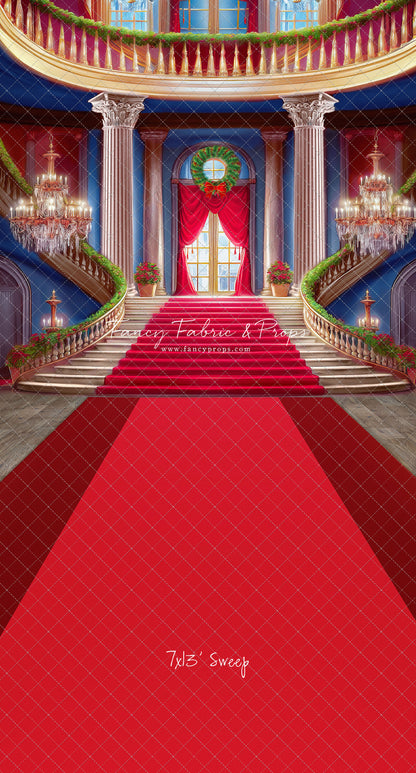 Belle's Royal Staircase - Red Carpet - With Sweep Option