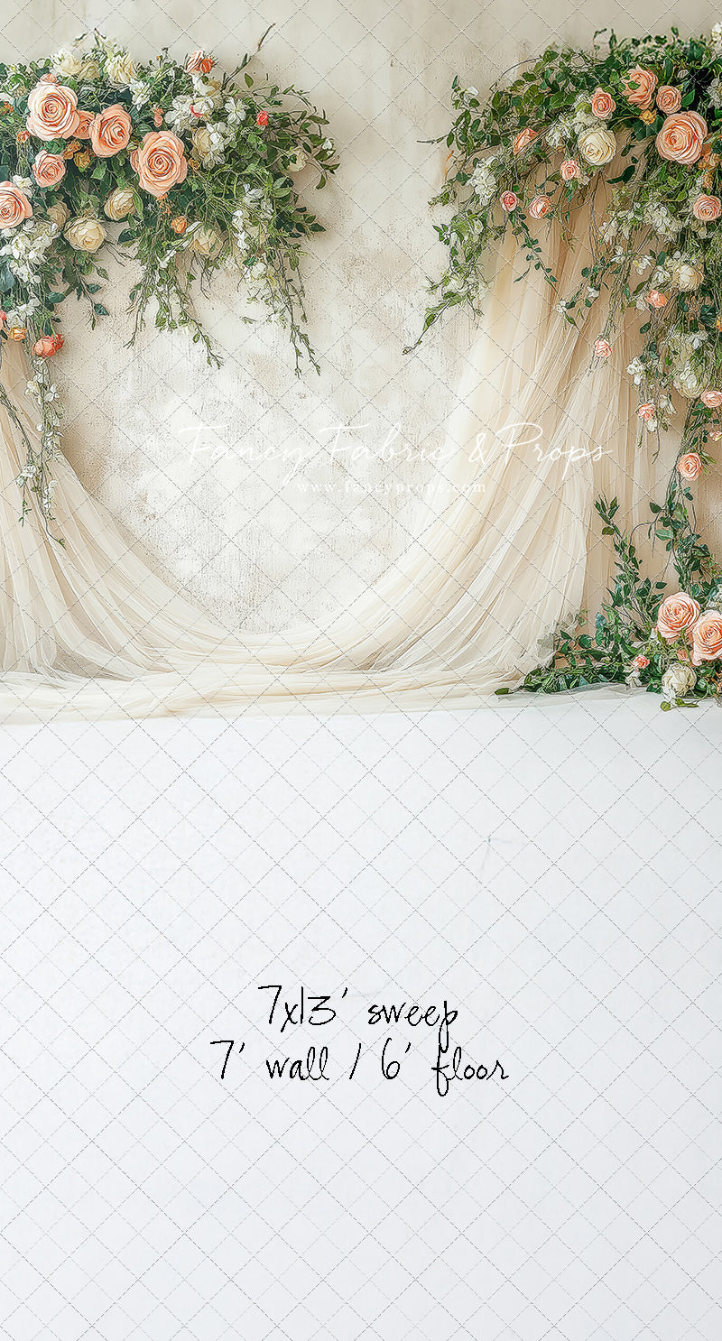 Blossom Veil - With Sweep Option