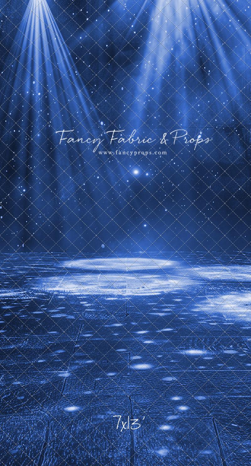 Blue Stage Lights - Sweep Sizes Only