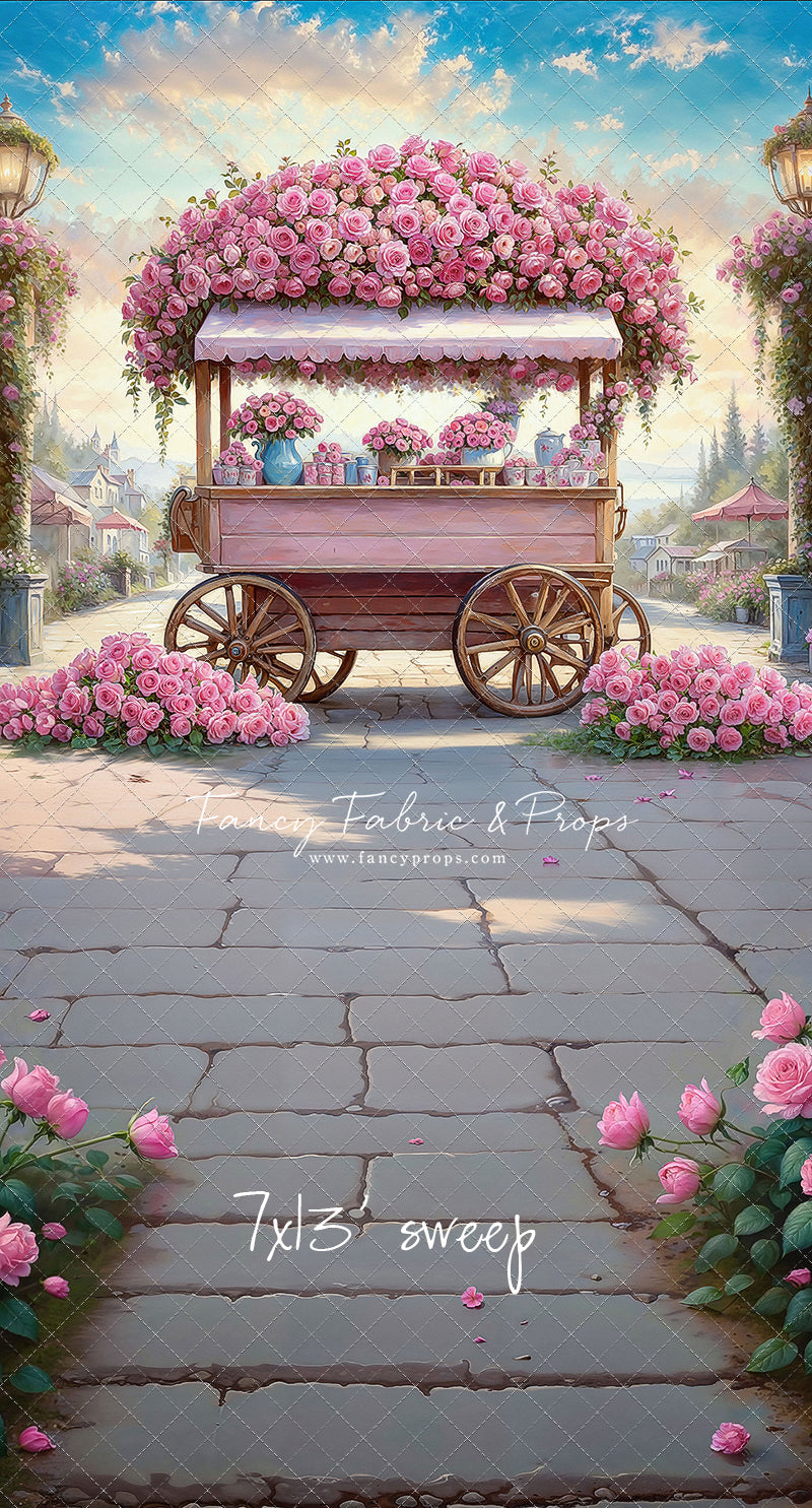 Blushing Bloom Cart - With Sweep Option