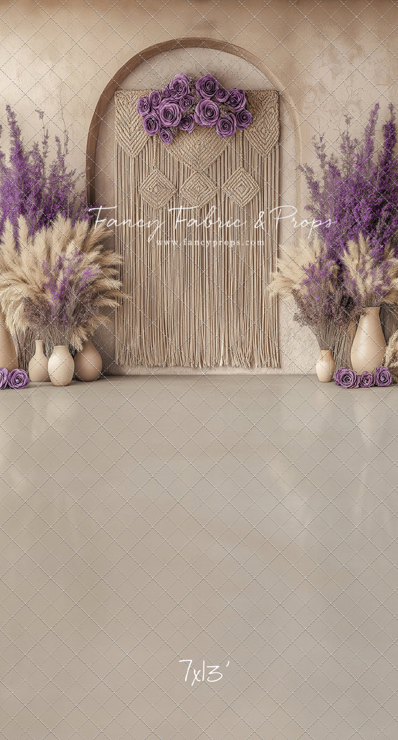 Bohemian Lavender Rose - With Sweep Option