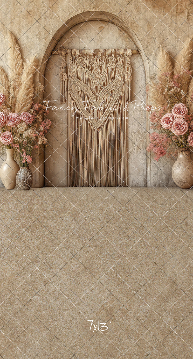 Bohemian Rose - With Sweep Option