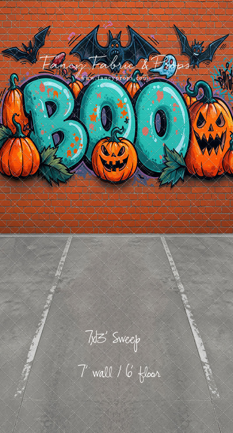 Boo Crew Graffiti Wall - With Sweep Option