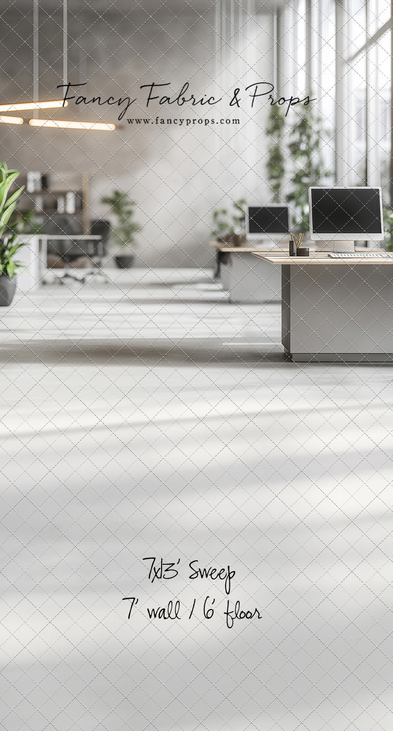 Bright & Modern Workspace - With Sweep Option