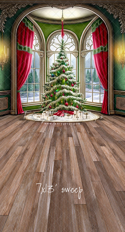 Cathedral Christmas - Wood Floor Option - with Sweep Option