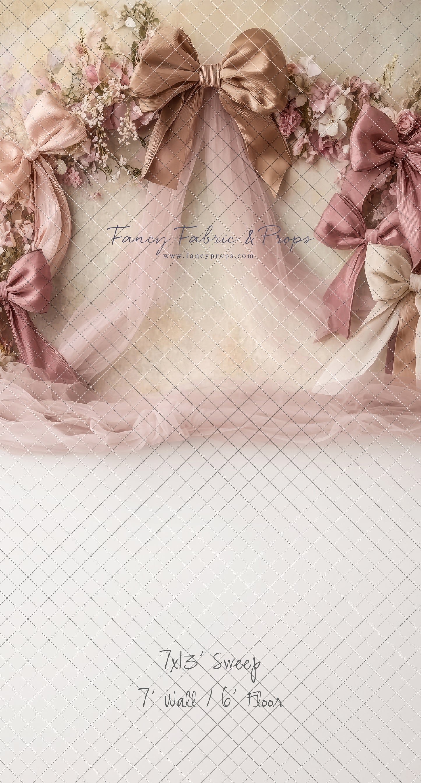 Champagne Rose Whimsy - With Sweep Option