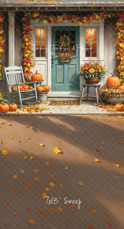 Charming Autumn Porch - With Sweep Option