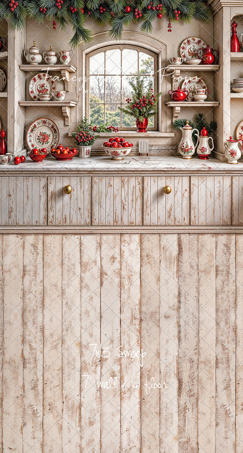 Christmas China Cabinet - With Sweep Option